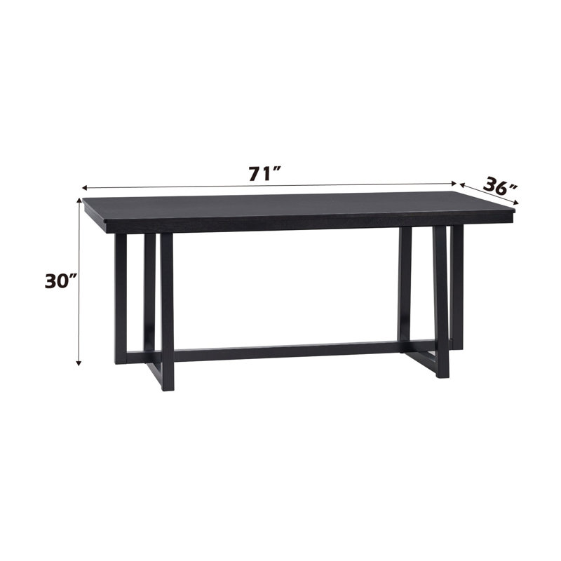 View of Latitude Run® Modern & Elegant Dining Table | Wayfair